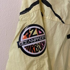 Vintage Ocean Pacific yellow/green Windbreaker